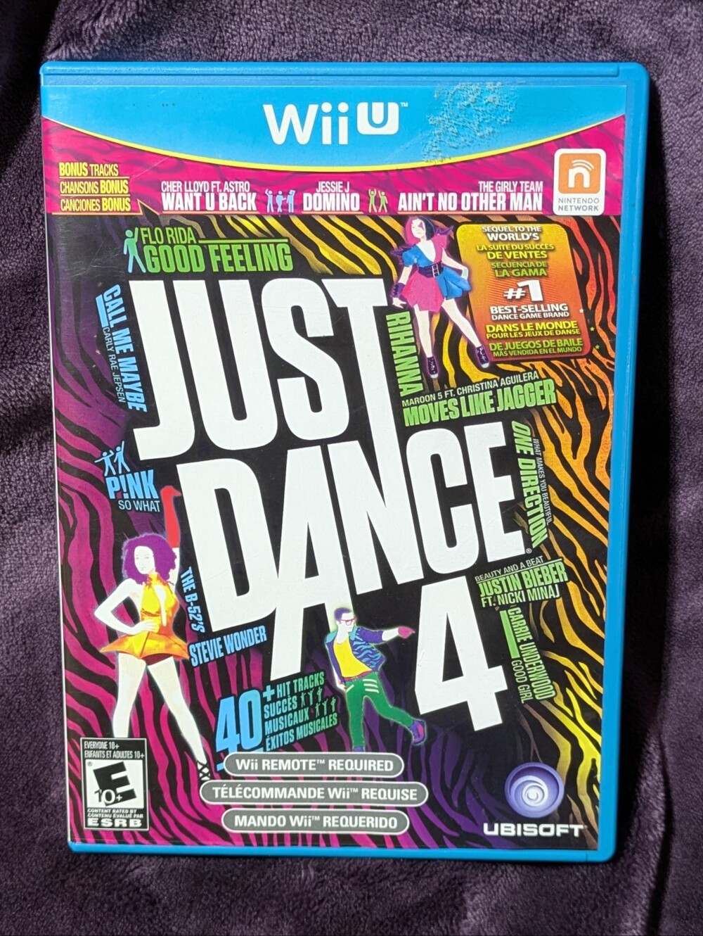 JUST DANCE 4 | Nintendo WII U | Complete In Box | VG+